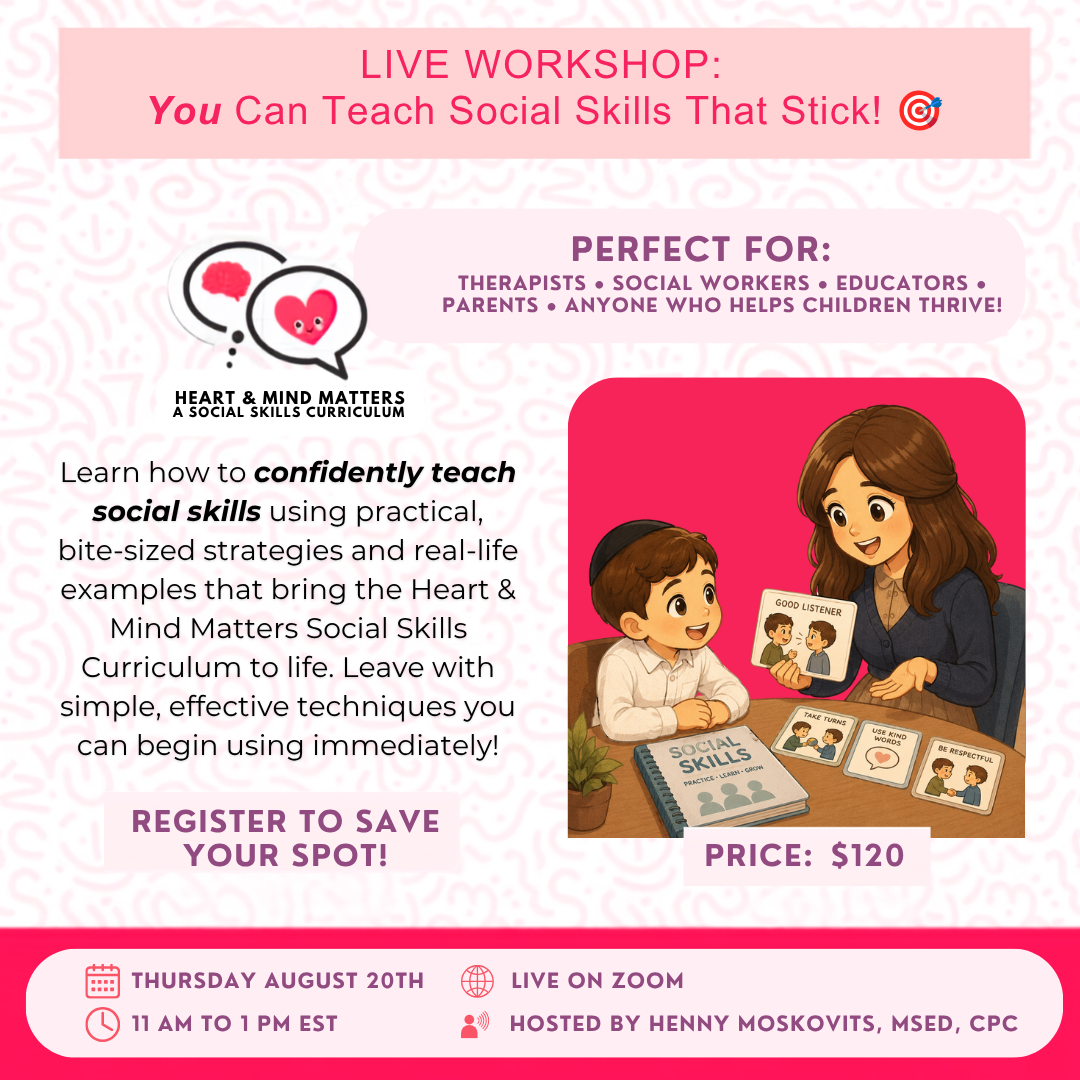 LIVE Workshop: You Can Teach Social Skills That Stick!